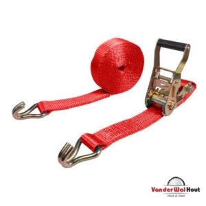 Spanband Rood / Geel 50mm x 9m