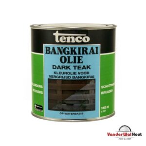 Tenco Bangkirai-olie 1 ltr. dark teak