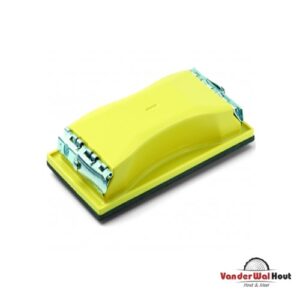 Handschuurblok 105 x 215 mm geel, eenvoudig model