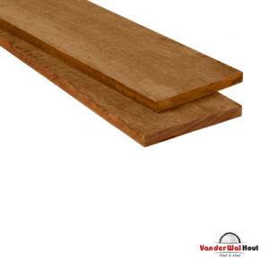 20x100x4000mm fijnbezaagde hardhout plank OP=OP