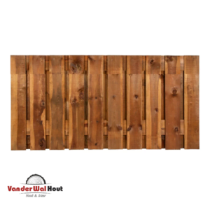 Planken scherm 21-planks bruin geimpregneerd 1800×900